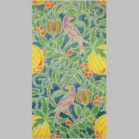 Textile design by C F A Voysey, produced in 1923..jpg